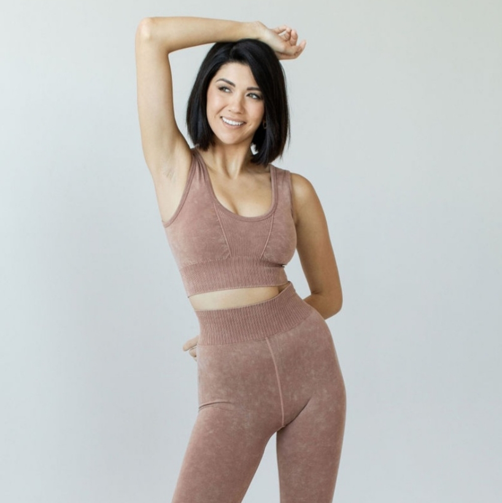 Savvi Aggie Tights & Bra Riverstone L/XL RUN SMALL